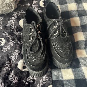 Woman’s Creepers, a little dusty from my closet but almost never worn.